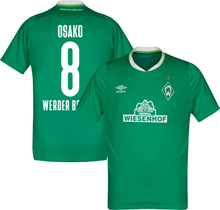 Werder Bremen Shirt Thuis 2019-2020 + Osako 8 (Fan Style) - XL