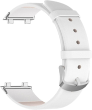 Oppo Watch 3 leather watch strap - White