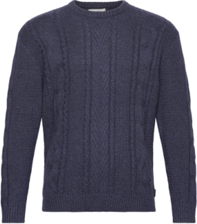Hco. Guys Sweaters Tops Knitwear Round Necks Navy Hollister