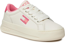Sneakers Tommy Jeans Tjw City Flatform EN0EN02500 Ivory / Doll Pink YBI