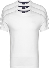 Vle Tee Triple Pack T-shirts Short-sleeved Hvit Superdry*Betinget Tilbud