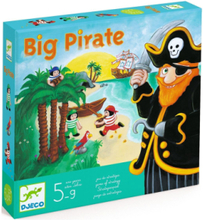 Big Pirate Toys Puzzles And Games Games Board Games Multi/mønstret Djeco*Betinget Tilbud