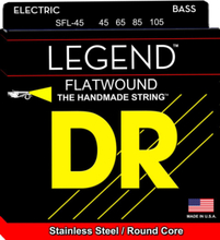 DR Strings SFL-45 Short Scale Flatwound bas-strenge, 045-105