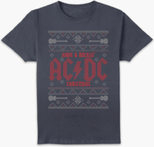 AC/DC Have A Rockin' Christmas Men's T-Shirt - Navy - XS