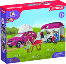 Schleich Horse Adventures With Car And Trailer Toys Playsets & Action Figures Play Sets Multi/patterned Schleich