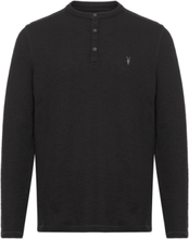 Muse Ls Henley Tops T-Langærmet Skjorte Black AllSaints