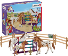 Schleich Tournament Training Set & Appaloosa Hors Toys Playsets & Action Figures Play Sets Multi/patterned Schleich