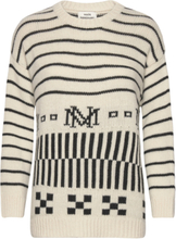 Recycled Iceland Lefty Sweater Tops Knitwear Jumpers Cream Mads Nørgaard