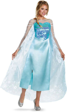 Elsa - Lisensiert Disney Frost Kostyme til Dame - Small