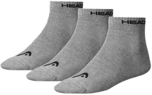 Head Quarter Sock Grey 3-pack-35-38