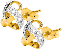 Diamantörhängen i 18K guld