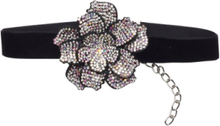 "Pcoflowie Choker Necklace D2D Accessories Jewellery Necklaces Statement Necklaces Black Pieces"