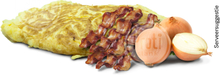 Proteine omelet Bacon kaassmaak