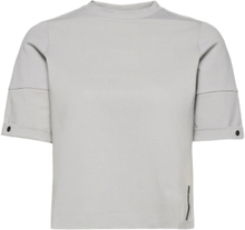W Race Heavy Tee Sport T-shirts & Tops Short-sleeved Grey Sail Racing