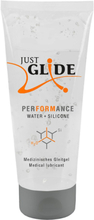 Just Glide: Performance, Vatten- och Silikonbaserat Glidmedel, 200 ml
