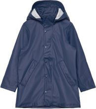 Nkndry Rain Jacket Long 1Fo Noos Outerwear Rainwear Jackets Blå Name It*Betinget Tilbud