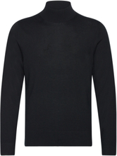 "Merino Mock Neck Sweater Tops Knitwear Turtlenecks Black Calvin Klein"