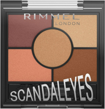 Scandal 5 Pan Palette 005 Sunset Bronze Øjenskyggepalet Makeup Nude Rimmel