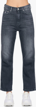 Calvin Klein Jeans - Ckj 030 High Rise Straight Ankle - Sort - W26