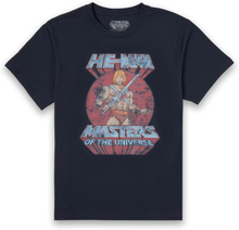 He-Man Distressed Men's T-Shirt - Navy - XS