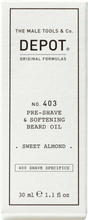 DEPOT MALE TOOLS No. 403 Pre-Shave & Softening Beard Oil Sweet Al