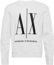 Sweatshirt Sweat-shirt Genser Hvit Armani Exchange*Betinget Tilbud