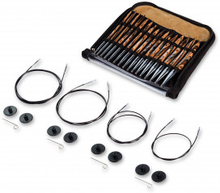 KnitPro ndstickorset Tr Set med utbytbara kablar 60-120 cm, 4-10 mm