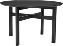 Fjord Dining Table Round Small Black Home Furniture Tables Dining Tables Black Hübsch