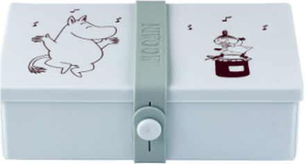The Moomins Storage/Lunch Box Rectangular Home Kitchen Kitchen Storage Lunch Boxes Blå Moomin*Betinget Tilbud