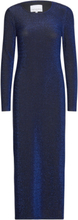Tess L/S Dress Dresses Evening Dresses Marineblå Noella*Betinget Tilbud
