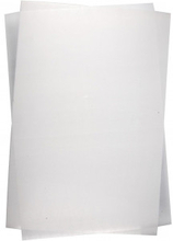 Krympplastark, Blank transparent, 20x30 cm, tjocklek 0,3 mm, 100 ark/