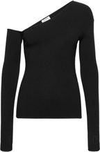 Nicole Top Tops T-shirts & Tops Long-sleeved Black Filippa K