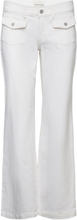 99 Low & Wide Pearl Bottoms Jeans Flares White ABRAND