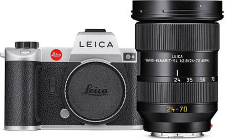 Leica SL2 Silver + 24-70/2,8 Vario-Elmarit ASPH. Svart (10898), Leica
