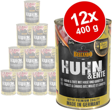 Sparpaket Belcando Super Premium 12 x 400 g - Truthahn mit Reis & Zucchini