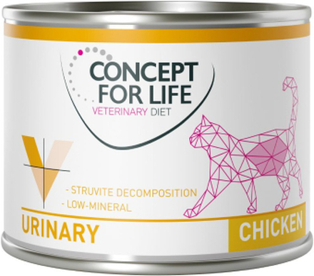 Concept for Life Veterinary Diet Urinary Huhn - 12 x 200 g