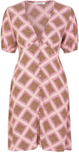 Mønstret Petunia Short Dress