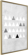Inramad Poster / Tavla - Christmas Tree Plantation - 20x30 Guldram