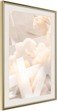 Inramad Poster / Tavla - Cloud Nine - 20x30 Guldram med passepartout