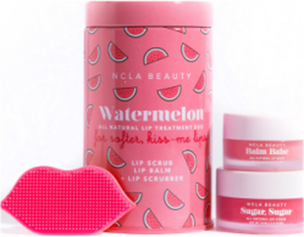Watermelon Lip Care Value Set Hudplejesæt Pink NCLA Beauty