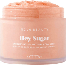 Hey, Sugar - Peach Body Scrub Bodyscrub Kropspleje Kropspeeling Coral NCLA Beauty