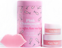 "Pink Champagne Lip Care Value Set Hudplejesæt Nude NCLA Beauty"
