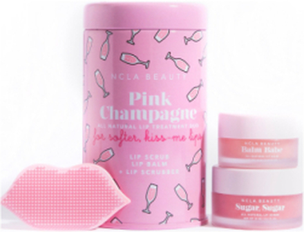 Pink Champagne Lip Care Value Set Hudplejesæt Nude NCLA Beauty