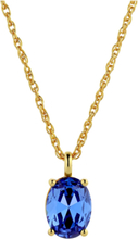 "Barga Sg Sapphire Accessories Jewellery Necklaces Dainty Necklaces Blue Dyrberg/Kern"