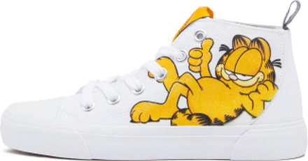 Akedo x Garfield Kids' White Signature High Top - UK Kids 11 / EU29