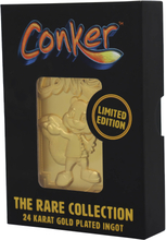 The Rare Collection - Conker 24k Gold Plated Ingot - Rare Store Exclusive