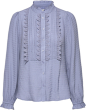 Arielll Shirt Ls Tops Shirts Long-sleeved Blue Lollys Laundry