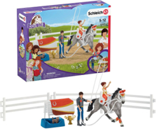 Schleich Horse Club Mias Vaulting Set Toys Playsets & Action Figures Play Sets Multi/patterned Schleich
