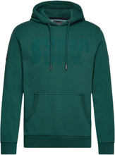 "Vintage Core Source Hood Tops Sweatshirts & Hoodies Hoodies Green Superdry"