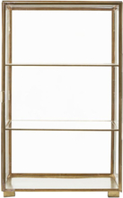 "Cabinet, Hdglass, Brass Home Furniture Cabinet Gold House Doctor"